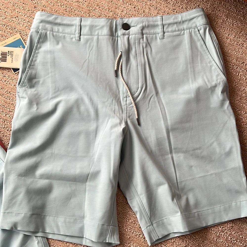 Faherty all day shorts 9” seafoam, 7” seafoam, 7” sunrose NWT